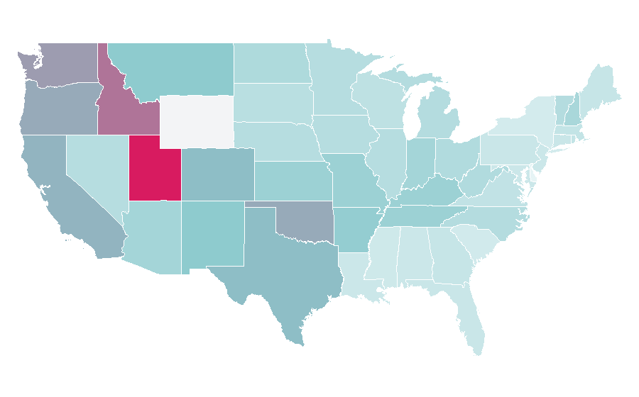 Affinity by region — Mackenzie Foy, United States