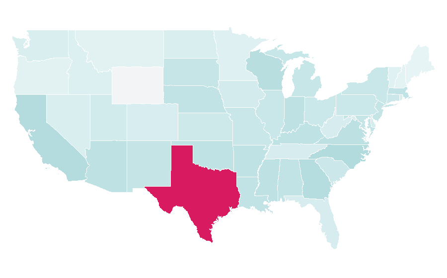 Affinity by region — Mad (TV series), United States
