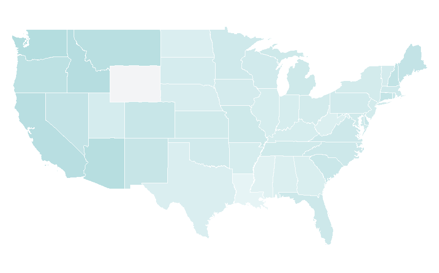 Affinity by region — Maggie Q, United States