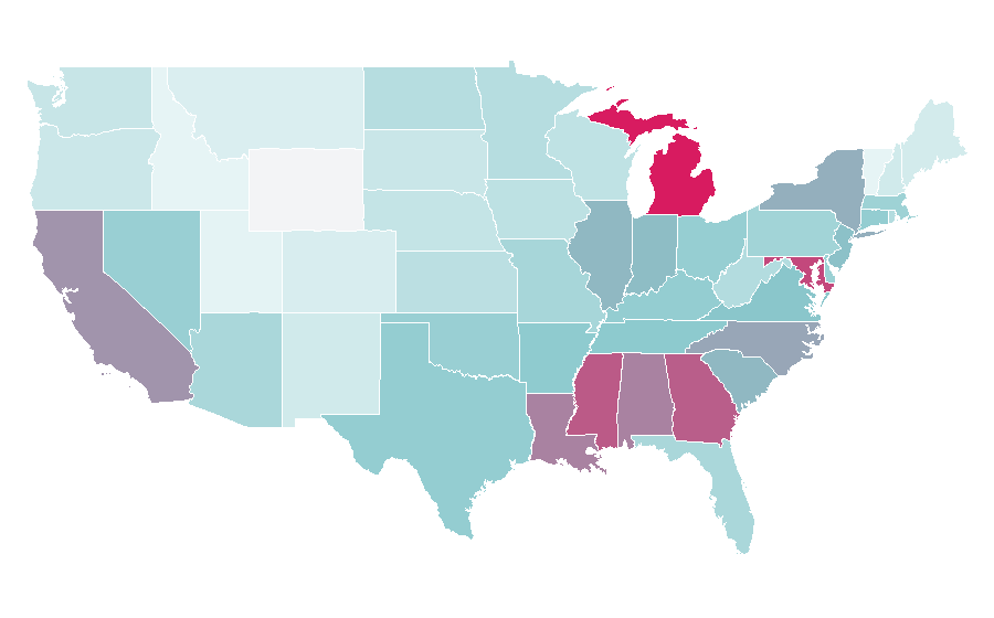 Affinity by region — Magic Johnson, United States