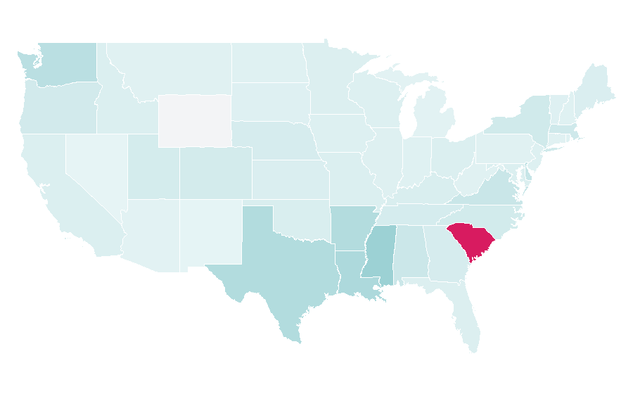 Affinity by region — Magnolia (CMS), United States