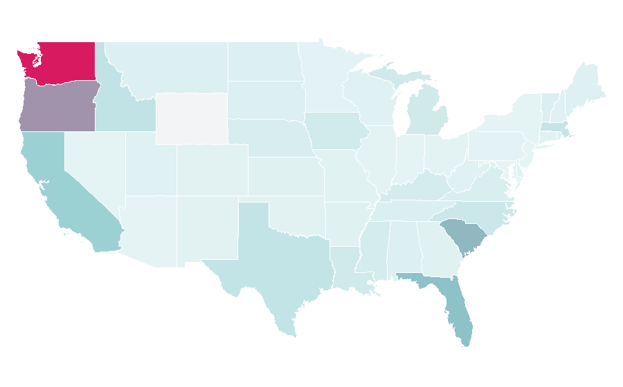 Affinity by region — Magnolia Park, United States