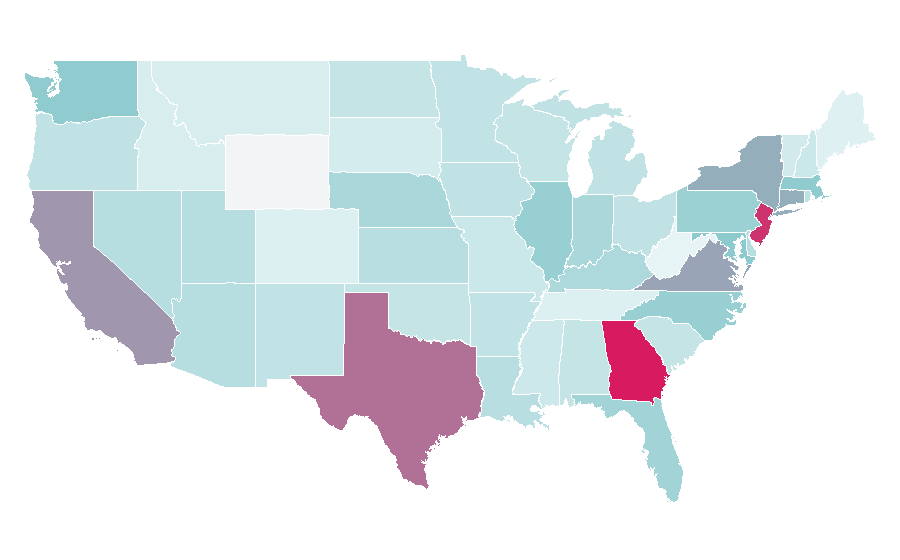 Affinity by region — Mahatma Gandhi, United States