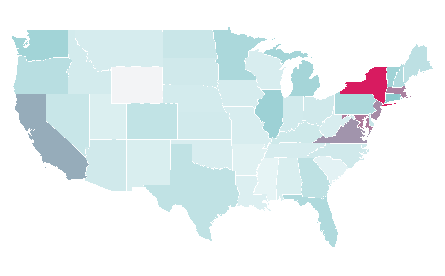 Affinity by region — Mahmoud Ahmadinejad, United States