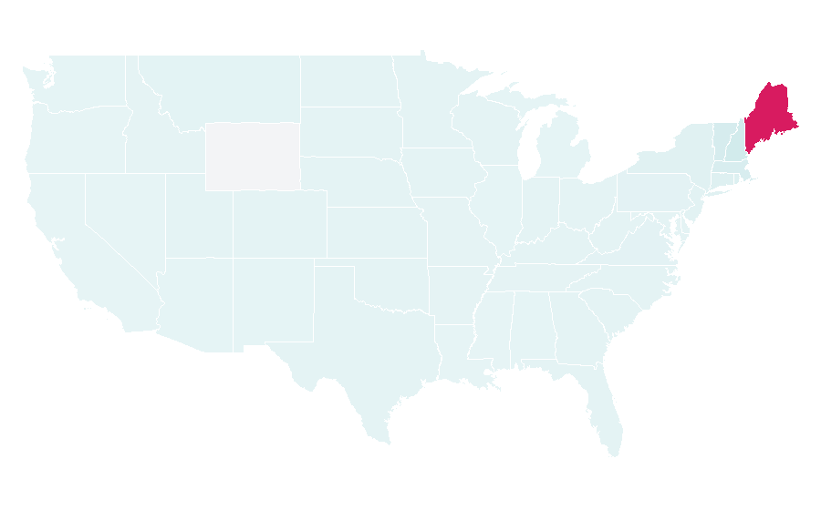 Affinité par région — Maine, États-Unis