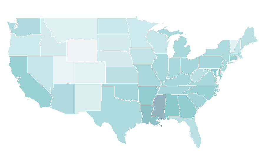 Affinity by region — Mainfest, United States