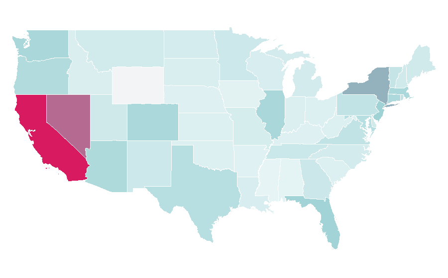 Affinity by region — Major Lazer, United States