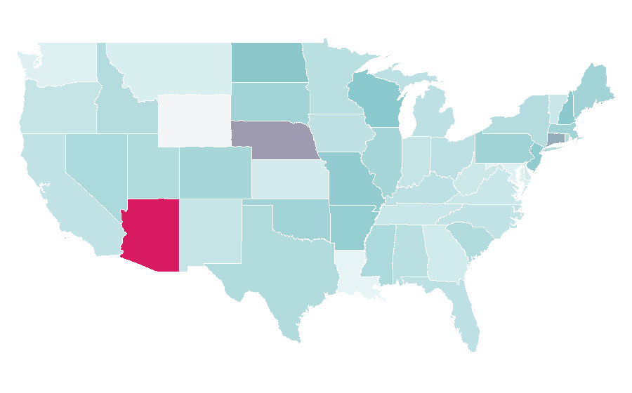 Affinity by region — Make-A-Wish Foundation, United States