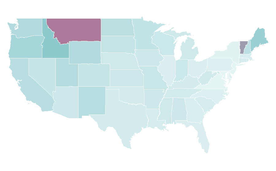 Affinity by region — Makita Tools, United States