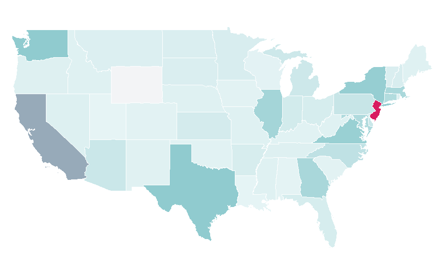 Affinity by region — Malaika Arora Khan, United States