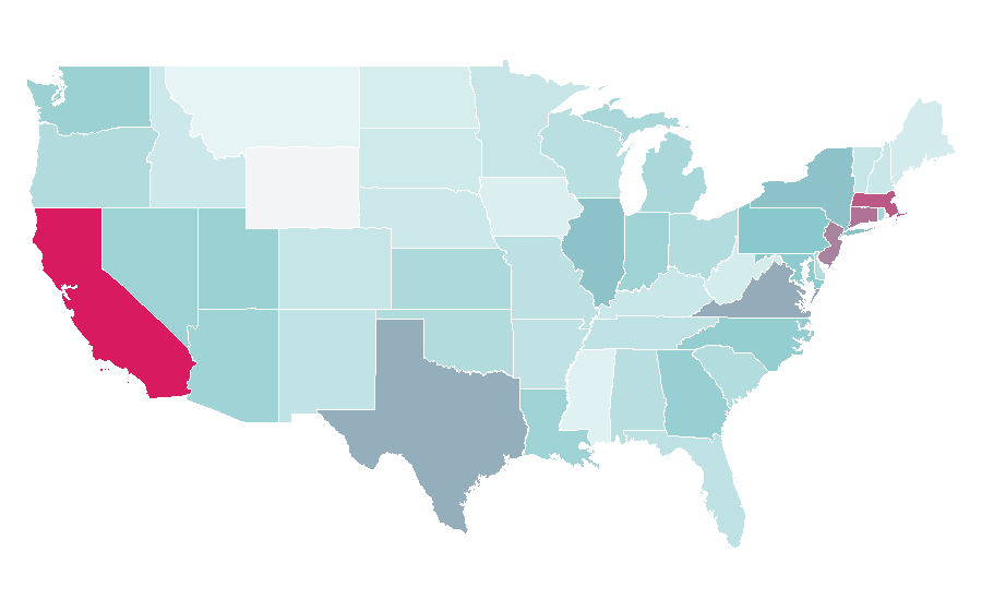 Affinity by region — Malcolm Todd, United States