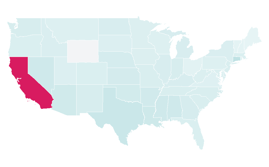 Affinity by region — Malibu Rum, United States