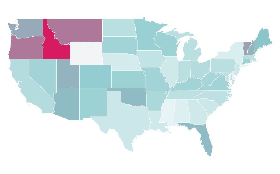 Affinity by region — malwarebytes, United States