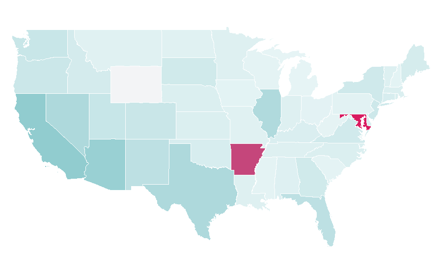 Affinity by region — Maná, United States