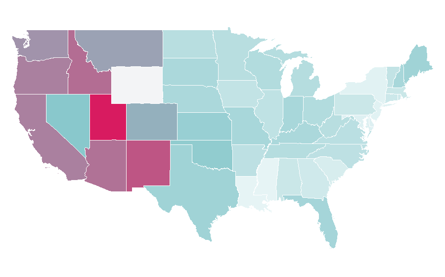 Affinity by region — Mandalorian, United States