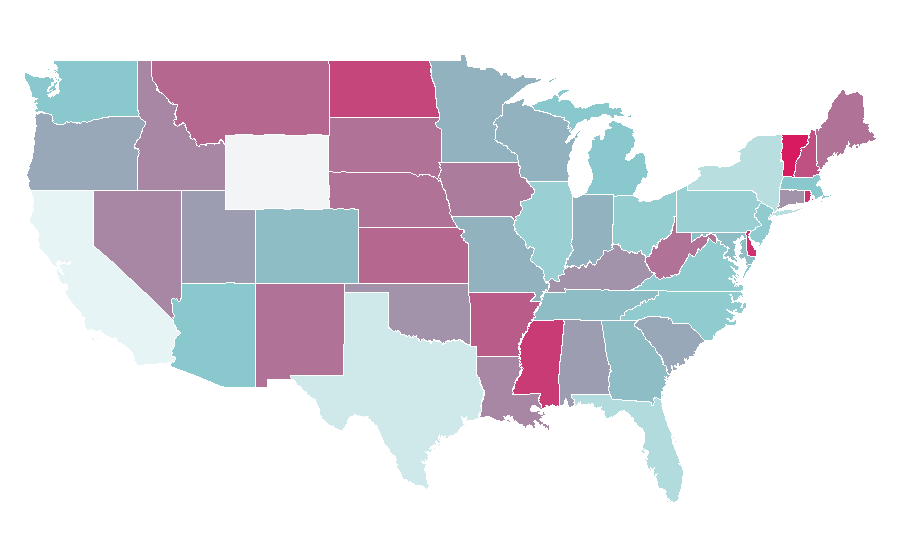 Affinity by region — Mango oil, United States