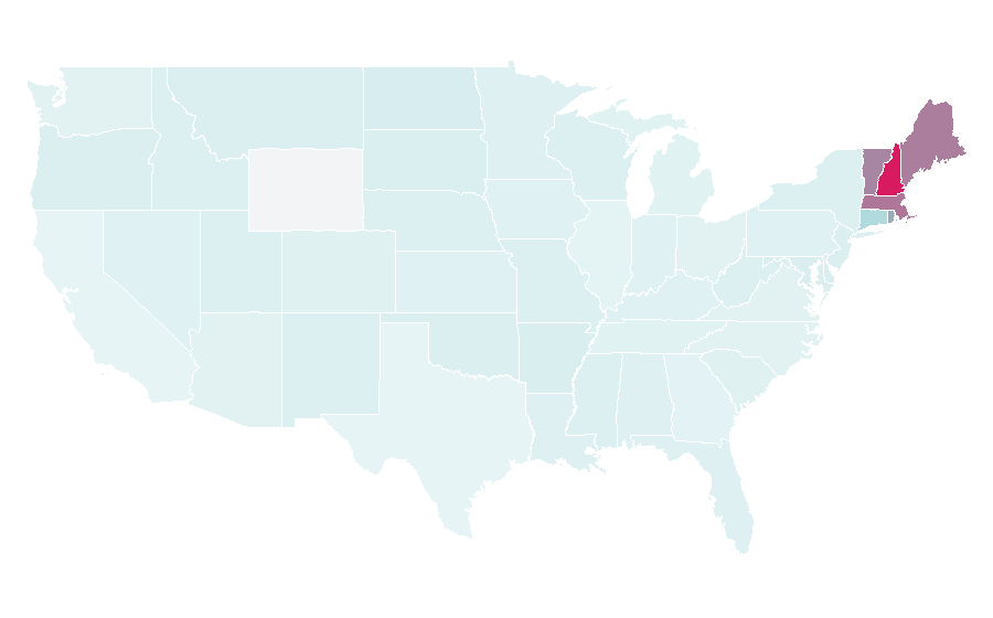 Affinity by region — Manhunt.net, United States