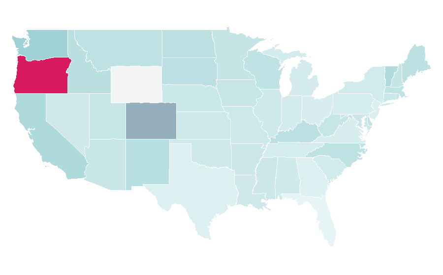 Affinity by region — ManKind Project, United States