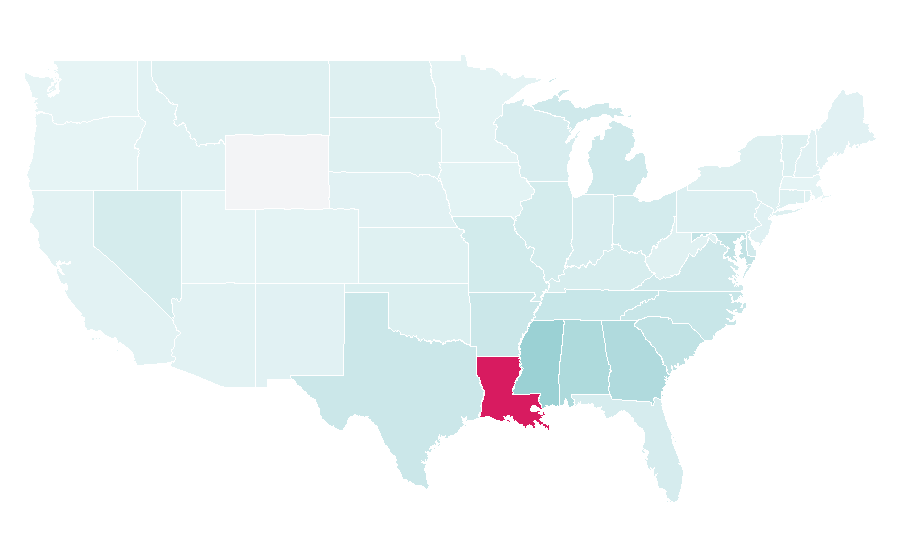 Affinity by region — Mannie Fresh, United States