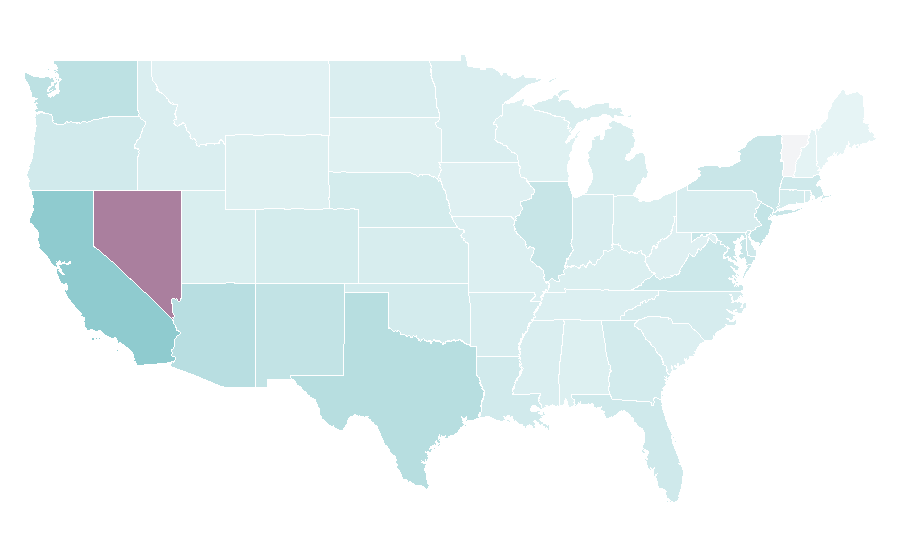 Affinity by region — Manny Pacquiao, United States