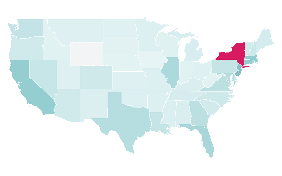 Affinity by region — Manolo Blahnik, United States