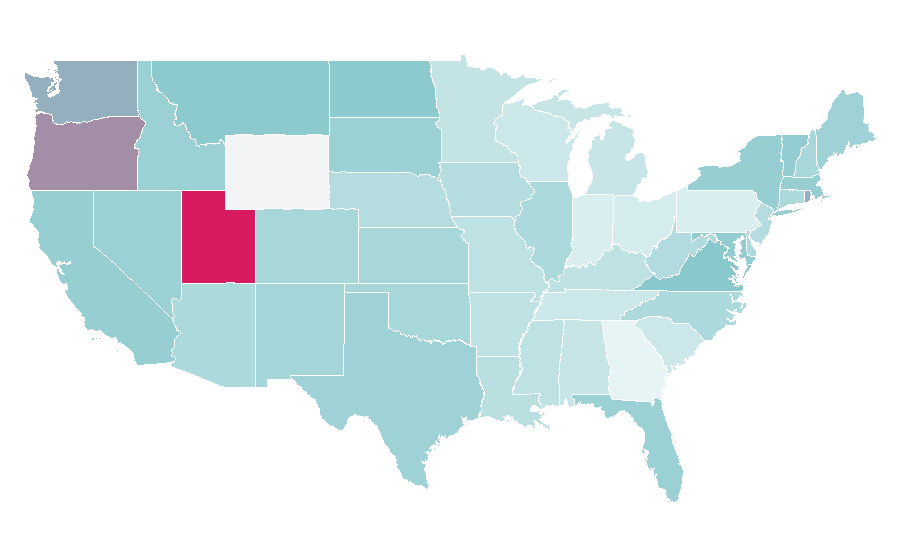 Affinität nach Region — Manual therapy, USA