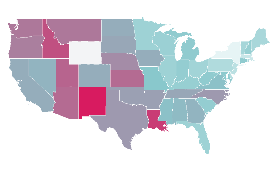 Affinity by region — Manual transmission, United States