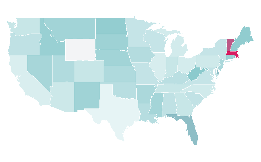 Affinity by region — Maranhão, United States
