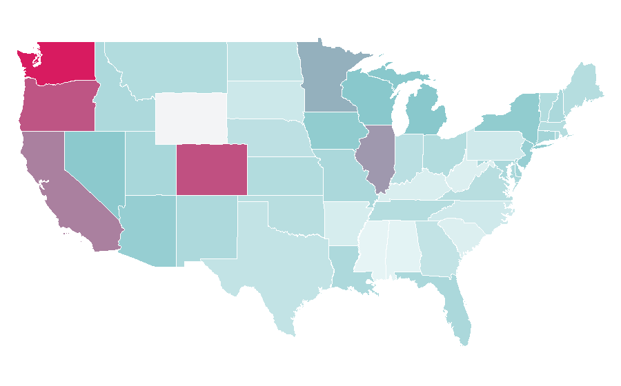 Affinity by region — Marantz, United States