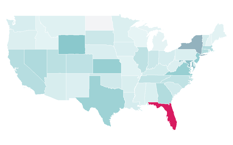 Affinity by region — Marca (newspaper), United States