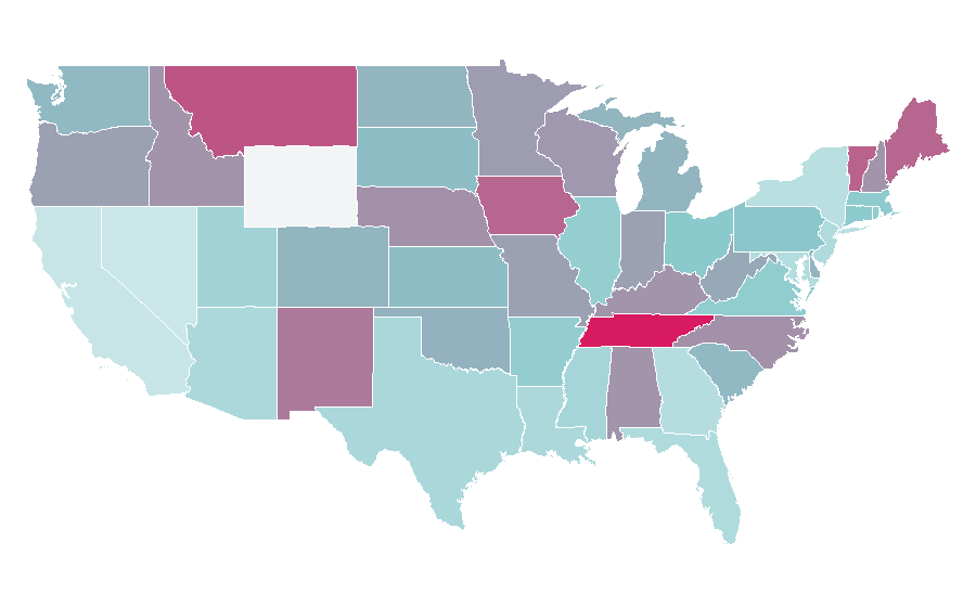 Affinity by region — Maren Morris, United States