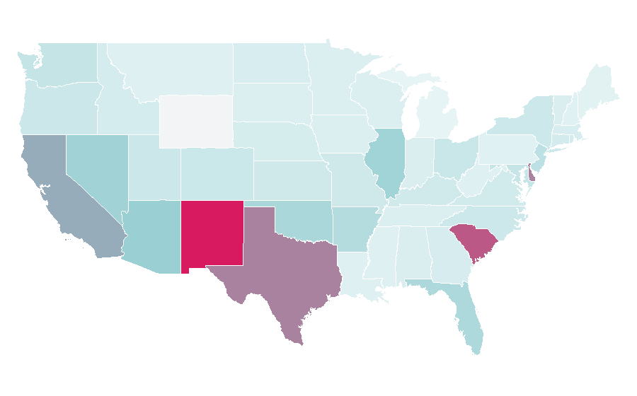 Affinity by region — Mariachi, United States