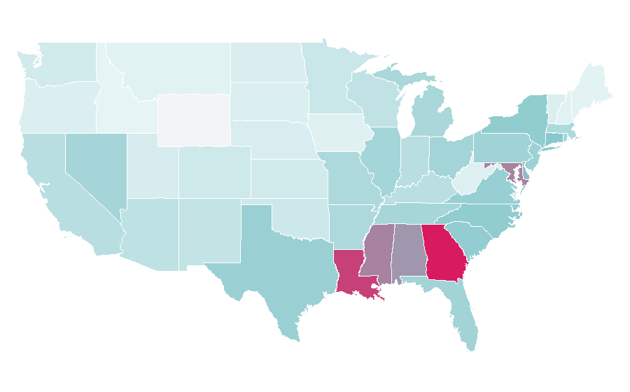 Affinity by region — Mariah the Scientist, United States