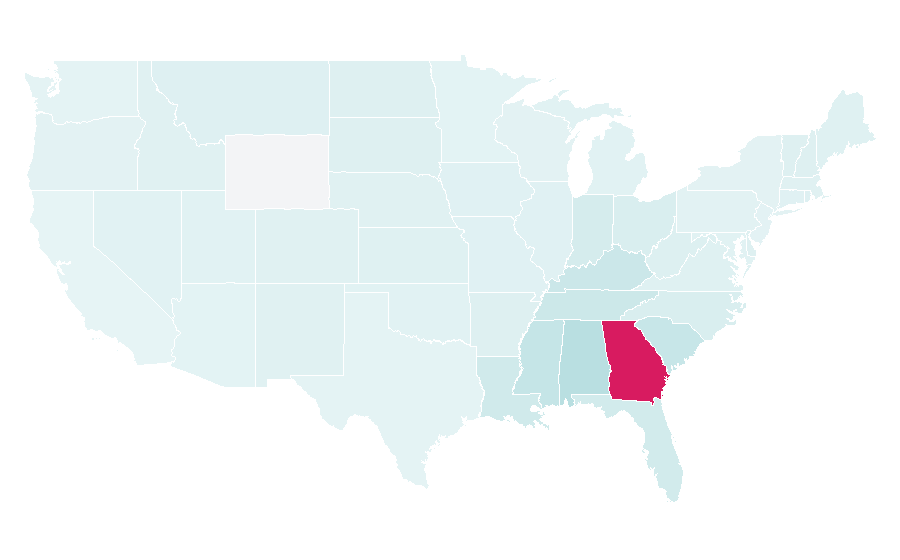 Affinity by region — Marietta, Georgia, United States