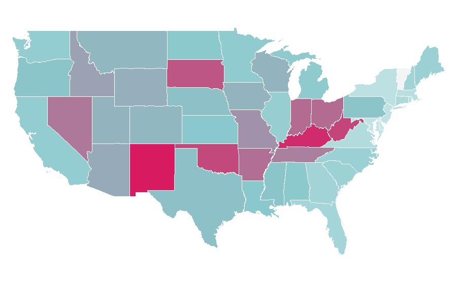 Affinity by region — Marilyn Manson, United States