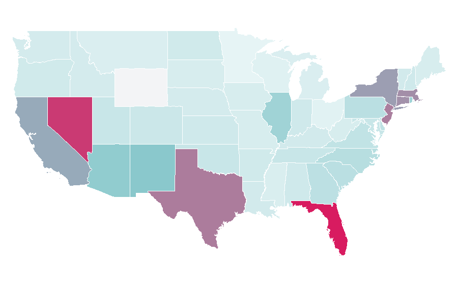 Affinity by region — Mark Anthony, United States