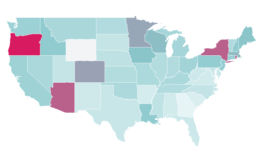 Affinity by region — Mark Normand, United States