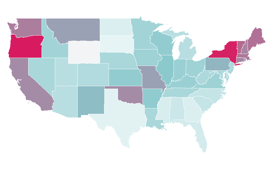 Affinity by region — Marlene Dietrich, United States