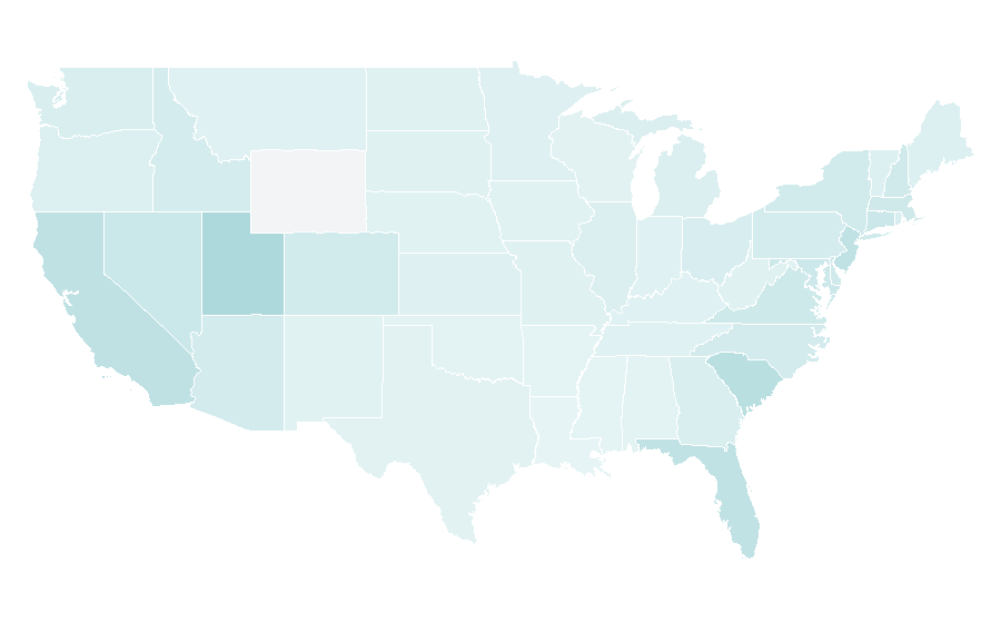 Affinity by region — Marriott Vacation Club, United States