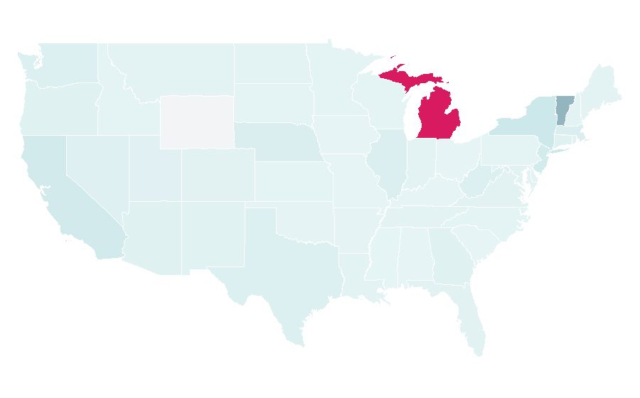 Affinity by region — Marshall Headphones, United States