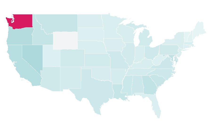 Affinity by region — Marshawn Lynch, United States