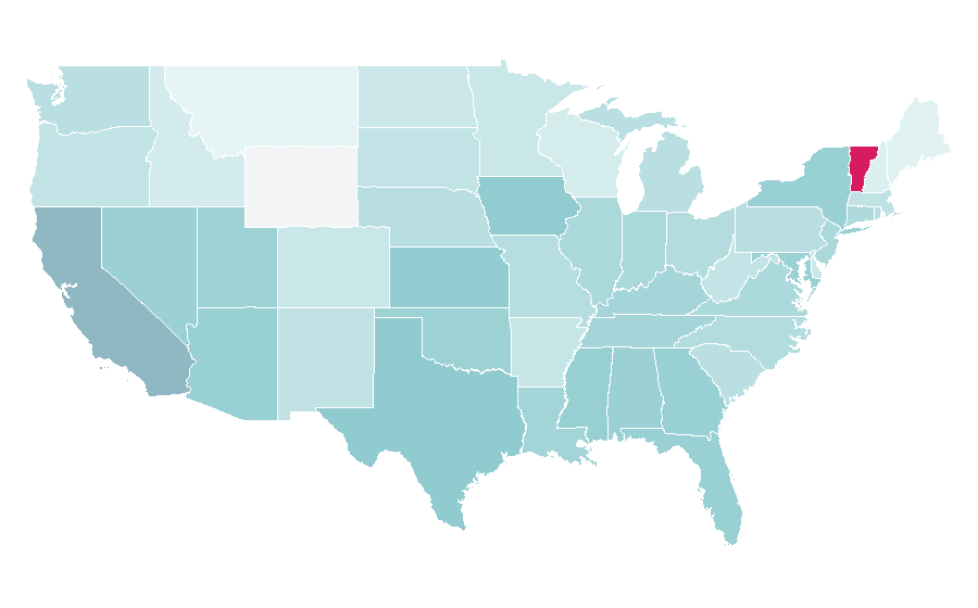 Affinity by region — Marvels, United States