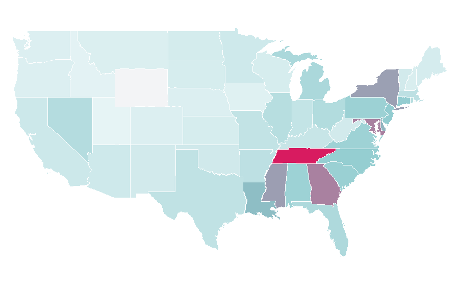 Affinity by region — Mase, United States