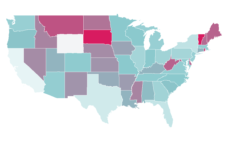 Affinity by region — Master craftsman, United States