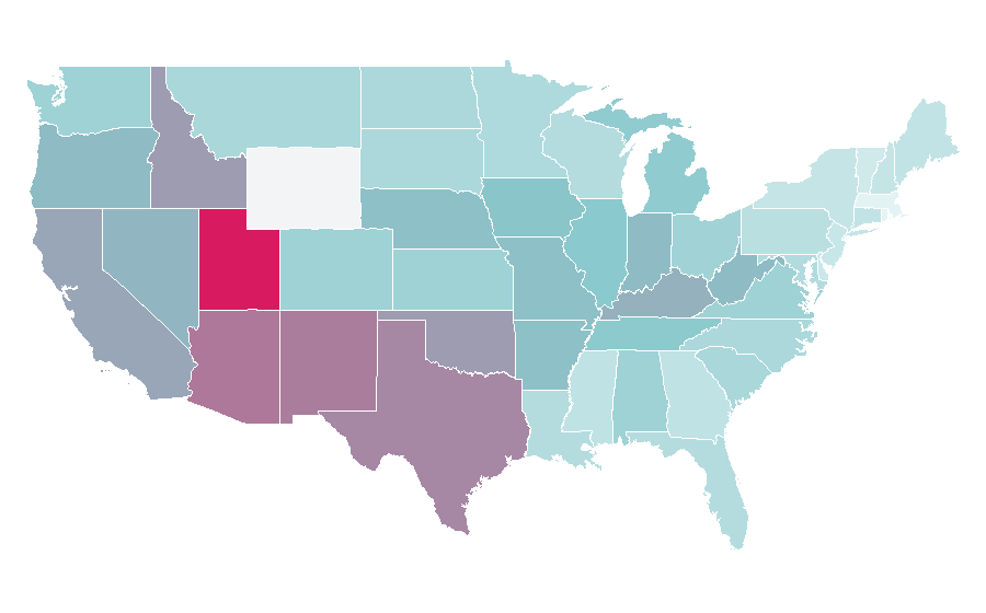 Affinity by region — Masters of the Universe (comics), United States