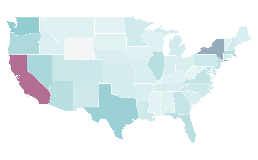 Affinity by region — Matcha, United States