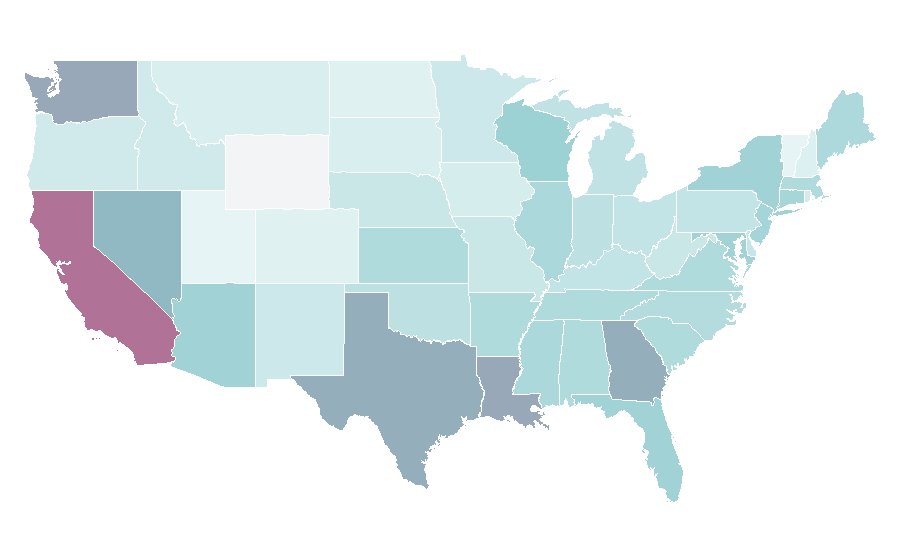 Affinity by region — Matcha green Tea, United States