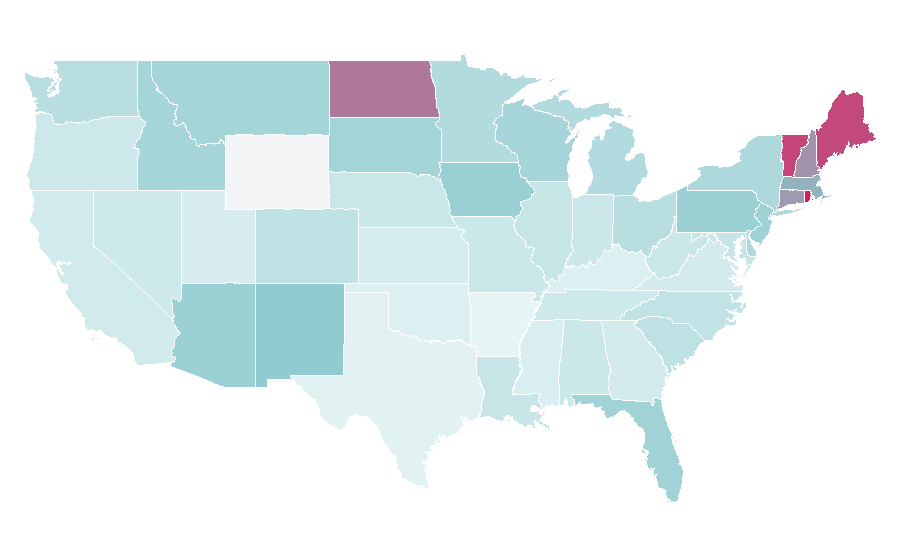 Affinity by region — Match.com, United States