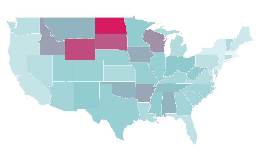 Affinity by region — Matco Tools, United States