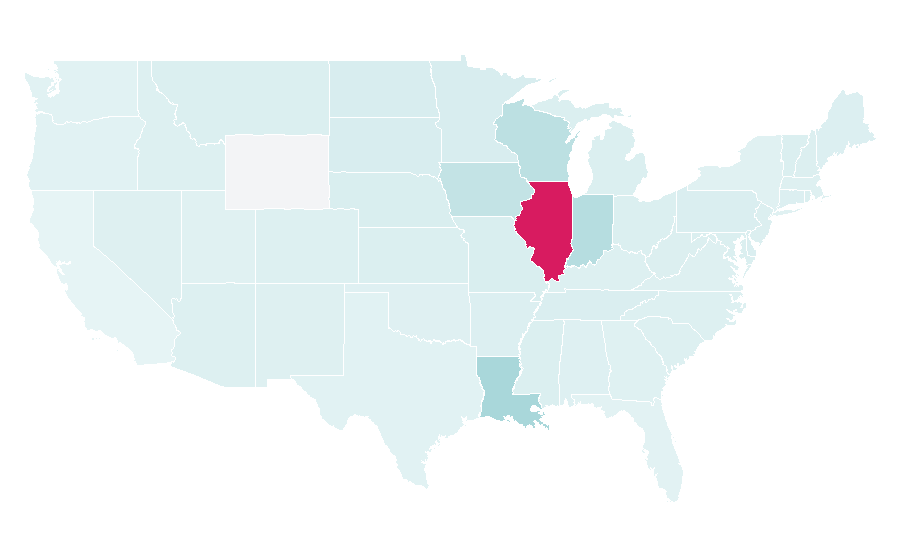 Affinity by region — Matt Forte, United States